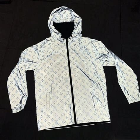 louis vuitton jack blue|Louis Vuitton reflective jacket.